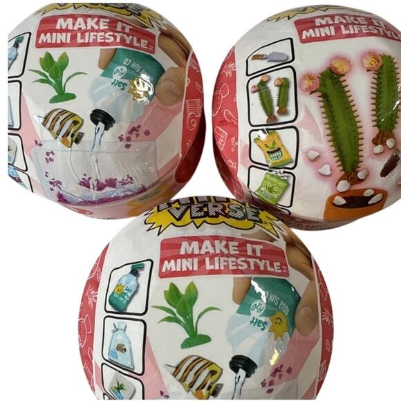 Lot of 2 MGA's Miniverse Make It Mini Appliances Mini, Boba & Espresso Machine - Picture 1 of 3